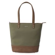 Little Unicorn Boardwalk Tote Diaper Bag In Olive Diaper Bag Tote Bags Travel Diaper Bag