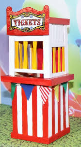 Balloons unlimited,party decoration ideas decor. Circus Amusement Park Carnival Ticket Booth Handmade Dollhouse Miniature 1 12 Dollhouse Miniatures Carnival Tickets Miniatures