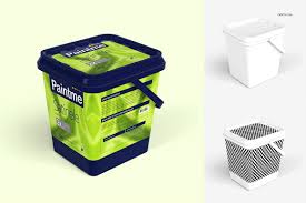 Paint Bucket Mockup Set Paint Buckets Creative Market Painting