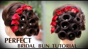 In this video we are going to do a. Perfect Bridal Bun Bridal Juda Kaise Banaye Ladies Hair Style Tutorials 2018 Fancy Judha Kaise Youtube