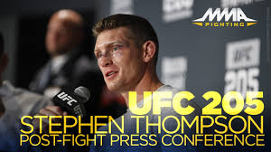 Stephen thompson a 'serious problem' for ufc welterweight division. Ufc 205 Post Fight Press Conference Chris Weidman Stephen Thompson Youtube