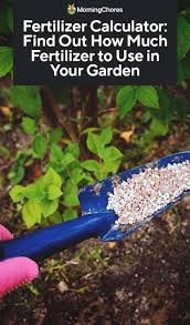 When to fertilize your garden for edible crops , fertilizer is usually applied in the spring and mixed into the garden soil before planting. Fertilizer Calculator Find Out How Much Fertilizer To Use In Your Garden