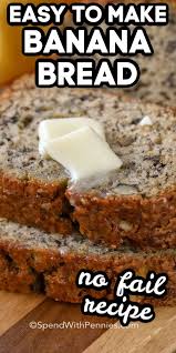Easy To Make Banana Bread Easy Banana Bread Recipe Banana Bread Recipe Moist Make Banana Bread