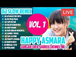 Dj Tik Tok Slow Happy Asmara Full Album Terbaru 2020 Apakah Itu Cinta Remix Music Enak Untuk Kerja Youtube Lagu Dj Lagu Terbaik