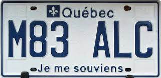 Framed Print Quebec Canada Number License Plate Picture Vehicle Car Art Quebec Canada Quebec Canada