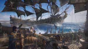 Blue And Black Compound Bow Pirates Skull And Bones Skull Amp Bones Ubisoft Video Games 1080p Wallpaper Hdwallpap In 2020 Sea Of Thieves Skull And Bones Pirates