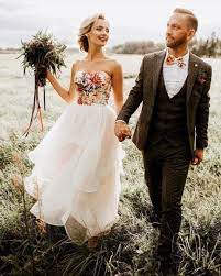 20 Non Traditional Bridal Outfits That Wow Traditional Wedding Dresses Nontraditional Wedding Dress Embroidered Wedding Dress