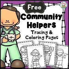 We have tons of fun, creative community helpers crafts and activities. Free Community Helpers Tracing And Coloring Pages Notebooking Nook