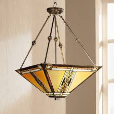 If you have decided to go with an old lantern walk tiffany style floor lamps, distinctive styles of old days, a special touch to your home is provided. Walnut Mission Tiffany Style Antique Brass Pendant Chandelier Light Fixture 17 Wide Hand Cut Stained Art Glass For Dining Room House Foyer Entryway Kitchen Bedroom Living Room Robert Louis Tiffany Buy