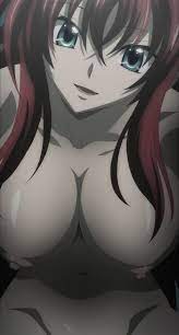 rias gremory, high school dxd, high school dxd new, absurdres, highres,  screencap, 10s, 1girl, breasts, demon girl, large breasts, long hair,  nipples, red hair, smile, solo - Image View - | Gelbooru -