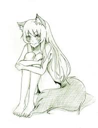 How To Draw Anime Wolf Ears And Tail Google Search Werewolf Drawing Wolf Ears And Tail Wolf Ears
