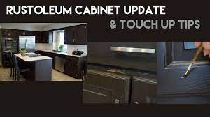 The kit walked me through everything and it was easy to do, yet time consuming. Rustoleum Kitchen Cabinet Update Touch Up Tips Youtube