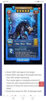 Element link recovers 4% health for all nature allies for 6 turns. Greymane On Roids Empiresandpuzzles