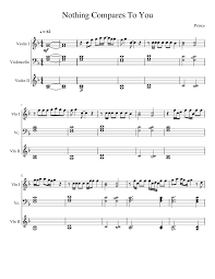 Score exchange has two methods to display previews of music: Nothing Compares To You Sheet Music For Violin Cello Mixed Trio Musescore Com