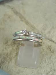 Your Place To Buy And Sell All Things Handmade Opal Wedding Ring Set Opal Wedding Rings Wedding Rings Engagement
