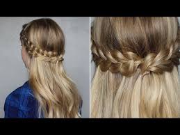 Découvrez notre diapo de photos de coupes pour cheveux courts par ici ! Coiffure Tressee Romantique Facile Youtube