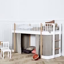 Oliver Furniture Halbhohes Hochbett Wood Collection Eiche 90x200 Cm Engel Bengel Onlineshop Kinder Zimmer Bett Kinderzimmer Hochbett Kinder