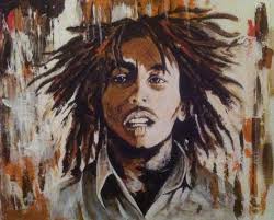 Bob Marley, Malerei von Martin Davis