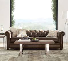Chesterfield Leather Sofa Pottery Barn Find new tufted sectional sofas for your home at.