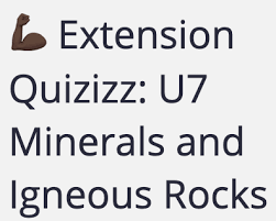 I hope you can solve it, today i almost failed an exam, lucky i studied. Extension Quizizz U7 Minerals And Igneous Rocks Quiz Quizizz