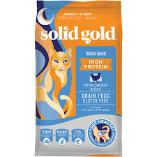 Solid Gold Indigo Moon High Protein With Chicken Eggs Holistic Grain Free Dry Cat Food With Superfoods 12 Lbs Petco