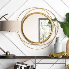 We specialize in oval and round mirrors. Rose Gold Circle Mirror Wayfair