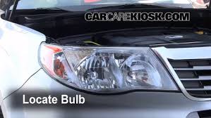 Headlight Change 2009 2013 Subaru Forester 2009 Subaru