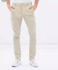 Lj Celana Chino Warna Cream Pensil Cuci Gudang Lazada Indonesia