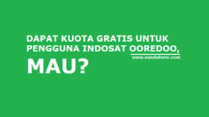 Indosat ooredoo berbagi kuota gratis hingga 30gb untuk mendukung belajar dari rumah. Cara Mendapatkan Kuota Internet Gratis Indosat Ooredoo Terbaru 2019 Nanda Hero