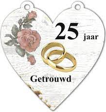 Bol Com Spreukenbordje 25 Jaar Getrouwd