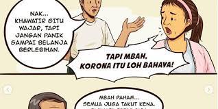 Melalui Komik Jokowi Ingatkan Masyarat Tak Panik Hadapi Virus Corona Halaman All Kompas Com