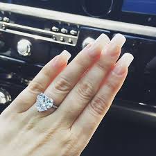 The Best Celebrity Engagement Rings Of All Time Heart Shaped Engagement Rings Celebrity Engagement Rings Engagement Rings