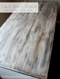Put that reclaimed wood to use, and make a gorgeous the rustic frame looks great and right at home once it is on display. Faux Barn Wood Painting Tutorial The House Of Smiths
