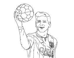 Lionel messi cherche à quitter le fc barcelone, c'est une certitude. Coloriage Lionel Messi A Imprimer