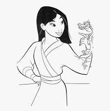 39+ baby jasmine coloring pages for printing and coloring. Princess Mulan And Mushu Coloring For Kids Colouring Pages Disney Princess Mulan Hd Png Download Transparent Png Image Pngitem