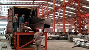 Anp consists of 7 nos portal frames which most of the steel columns built up by 830mm x 20mm thick web. China Portal Frame Prefabricated Construction Factory Steel Structure Building In Malaysia China Steel Structure Warehouse New Model Villas