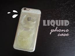 If you wish, you can paint your cellphone case with an acrylic paint to change the color before adding the tinsel. Diy Liquid Glitter Phone Case In Bahasa Ginaolindah