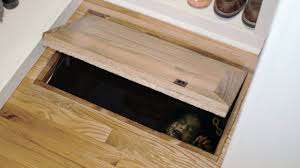 I've got a 30″ x 30″ trap door cut into a hardwood floor for crawlspace access. Building A Trapdoor To The Basement Youtube