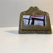 Carry in your handbag as a small wallet or use the removeable strap to carry as a wristlet. Vintage Business Card Holder Stand In Brass 1950s For Sale At 1stdibs