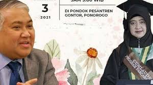 Rashda merupakan seorang dosen di universitas darussalam gontor di bidang syariah dan ilmu hukum. Din Syamsuddin Nikahi Cucu Pendiri Ponpes Gontor Portal Berita Nusantara Medan Sumatera Utara