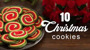 Our list of best christmas cookie recipes has something for everyone, from soft gingerbread cookies to buckeyes with a healthy spin! 10 Christmas Cookies Youtube