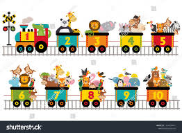 Funny Train With Number Of Animals Vector Illustration Eps Ad Ad Number Train Funn Fun Worksheets For Kids Kids Worksheets Preschool Alphabet For Kids