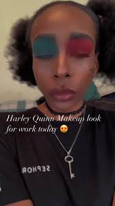 Ebony Harley Quinn Makeup