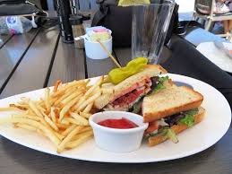 Crab Club Sandwich And French Fries Picture Of Chart House