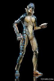 In the shape of water, del toro's creature, credited as amphibian man but never named, is introduced having been captured by military man strickland (michael shannon). Guillermo Del Toro Signature Collection The Shape Of Water Amphibian Man By Neca Toyark Photo Shoot The Toyark News