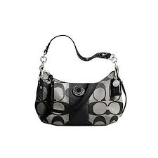 Black And White Coach Purse Coach Signature Stripe Demi Crossbody Handbag Bag Purse 19218 Black White Coach Crossbody Purse Purses Crossbody Coach Shoulder Bag
