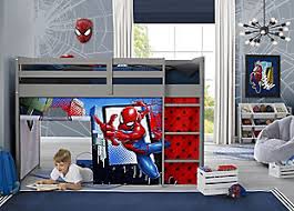 100% brushed microfiber polyester allows for a comfortable night's sleep. Delta Children Spider Man Loft Bed Tent Curtain Set For Low Twin Loft Bed Bed Sold Separately Ashley Furniture Homestore
