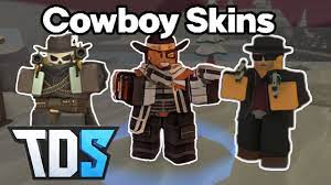 ALL Cowboy Skins Showcase... (TDS BADLANDS Update) - YouTube