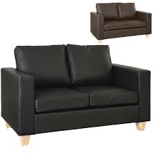 It'll allow for move space to move around and still give you enough seating for four just send in your question and a picture of your living room here, and a designer will reach out to you with a design plan! 2 Seater Sofa Black Or Brown Faux Leather Modern Design Living Room Office Hombuilt Com