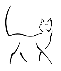 Line Kitty Cat Tattoo Cat Drawing Cat Sketch